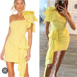 Atoir Guiding Light Dress Organge Bow Detail